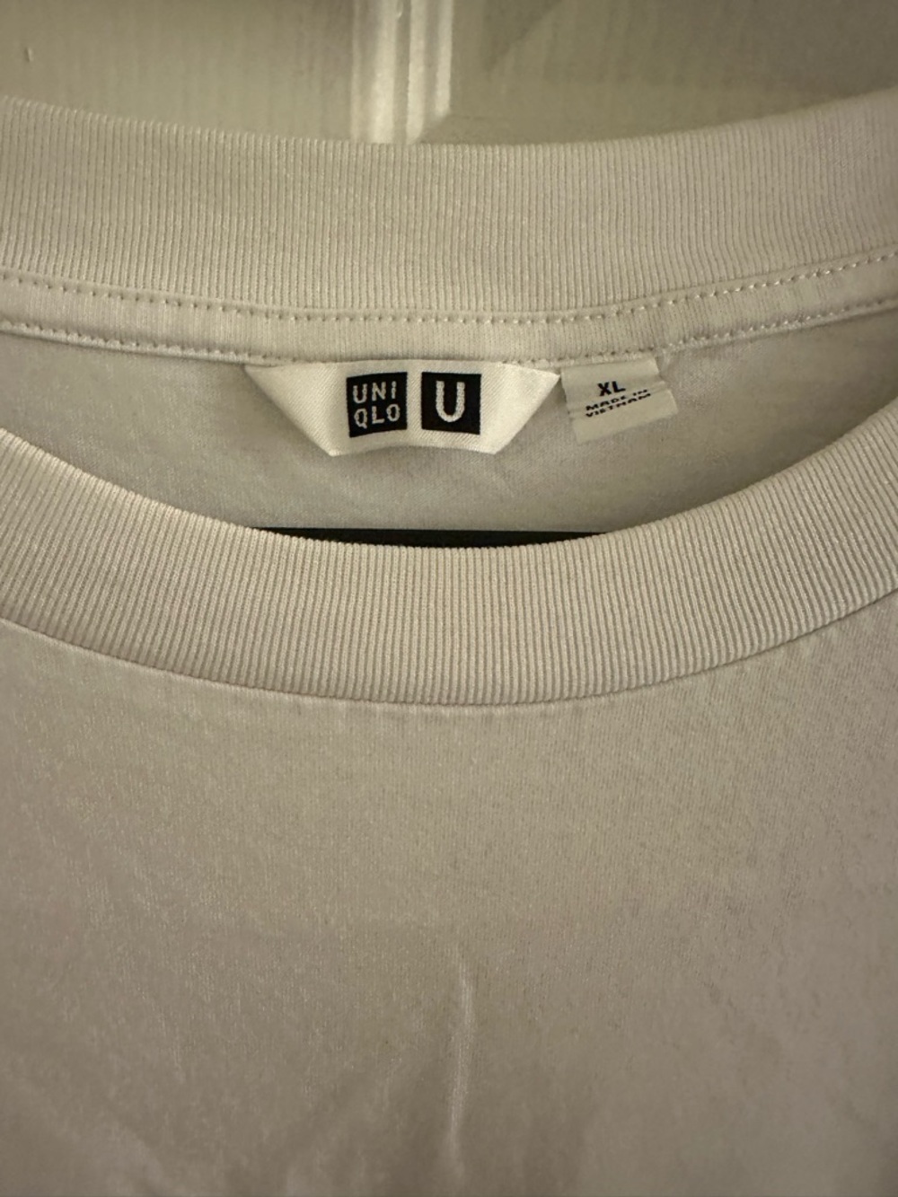 UNIQLO U White Cotton Oversized Crew Neck T-Shirt Women’s XL EUC - Picture 4 of 6